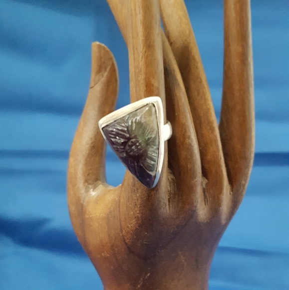 Multicolored Amethyst ring. - Picture 2 of 4